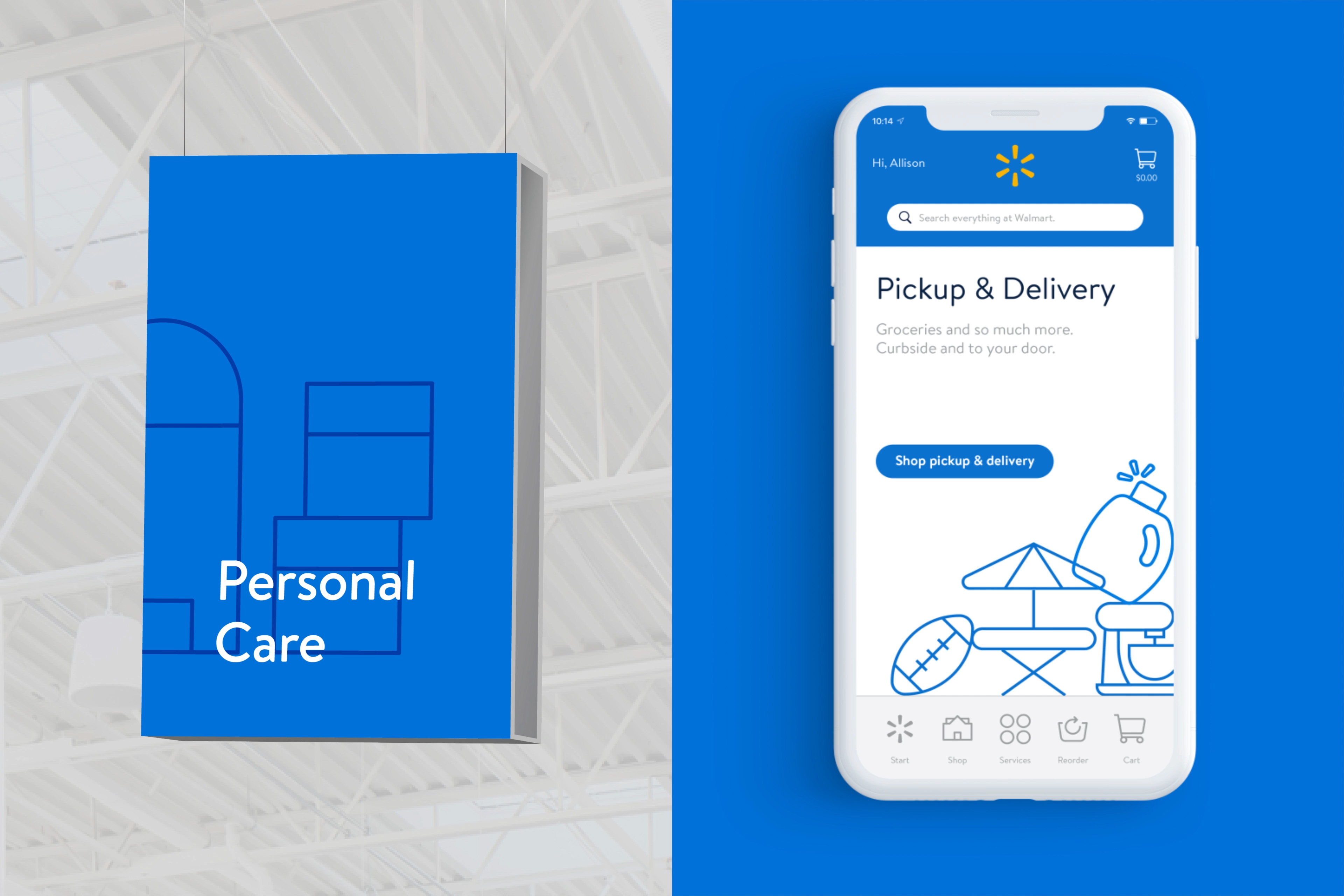 Walmart Aisle Map App